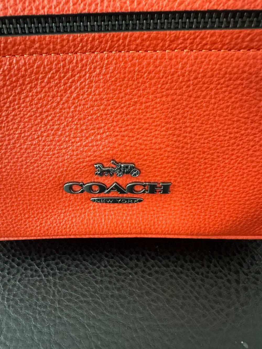 Coach Elias Orange Mango Leather Crossbody Bag Style #D2557-CJ509 *NWT*